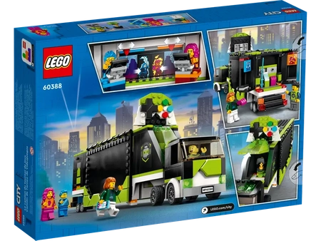 Klocki Lego City 60388 Ciężarówka na turniej gier, 344 elementy, dla dzieci 7+, oryginalne, idealne jako prezent