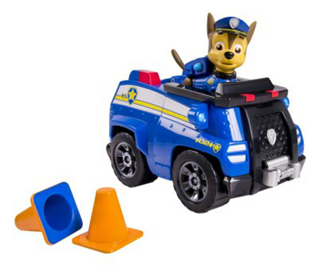 Wóz policyjny i figurka piesek Chase - Psi Patrol
