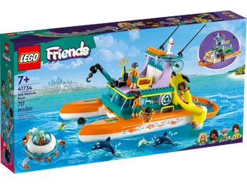 Klocki Lego Friends 41734 Morska łódź ratunkowa, 717 elementów, dla dzieci 7+, idealny pomysł na prezent