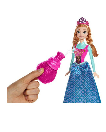 Lalka Księżniczka Anna zmieniająca kolor - Kraina Lodu - 30 cm