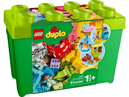 Klocki Lego Duplo 10914 Pudełko z klockami Deluxe, 85 elementów, super zestaw dla najmłodszych dzieci 1+