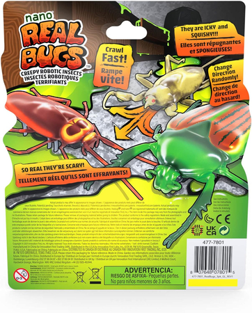 Hexbug nano Real Bugs, mikro roboty, 3-pak, 3szt. Insekty Owady na baterie, poruszają się samodzielnie, wiek 3+