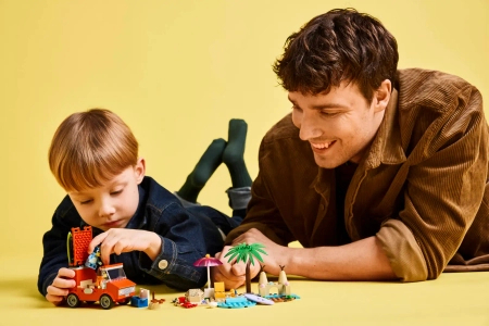 Klocki Lego Bluey 11202 Blue i rodzinna wycieczka samochodem, 133 el. wiek dzieci 4+