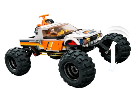 Klocki Lego City 60387 Przygody samochodem terenowym z napędem 4x4, 252 el., samochód, 2 figurki, namiot, fajny prezent dla chłopca, zabawka dla sześciolatków i starszych