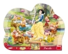 Księżniczki Disneya, Śnieżka i 7 krasnoludków , Puzzle ramkowe, 25 el.