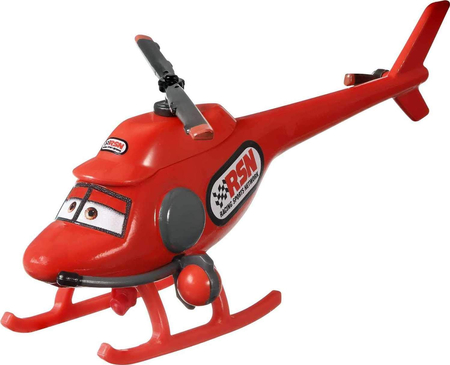 Disney Pixar Auta Cars, Helikopter Kathy, oryginalny pojazd z bajki, Mattel, metalowy z plastikowymi dodatkami