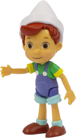 Pinokio i przyjaciele, figurki 2-pak, Pinokio i Frida, zestaw 2 figurek, można ruszać kończynami, od renomowanego producenta, oryginalne licencyjne zabawki, dla dzieci w wieku 3+