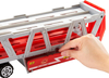 Matchbox, Zestaw Ciężarówka transporter i pojazd samochód strażacki z akcesoriami