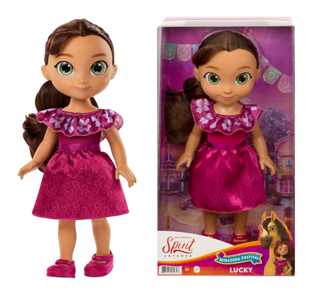 Lalka Lucky, 37 cm, Mustang: Duch wolności, Spirit Untamed, Mattel