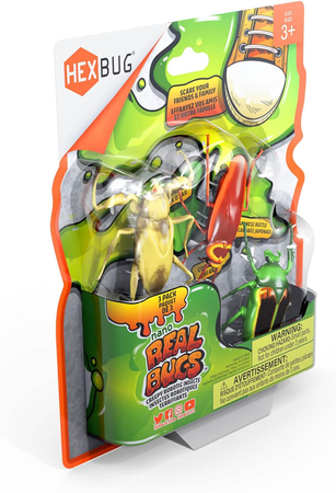 Hexbug nano Real Bugs, mikro roboty, 3-pak, 3szt. Insekty Owady na baterie, poruszają się samodzielnie, wiek 3+