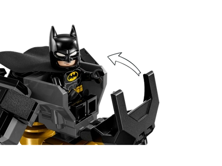 Klocki Lego Batman 76270 Mechaniczna zbroja Batmana, 140 elementów, oryginalne klocki, wiek dziecka 6+