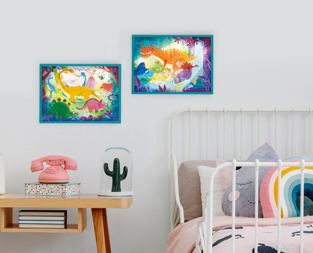 Dinozaury: Puzzle z dinozaurami 2 x 20 el. Clementoni