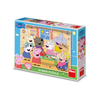 Dino Toys, Świnka Peppa, puzzle maxi 24 el. Wizyta w sklepie, dla najmłodszych dzieci
