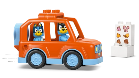 Klocki Lego Duplo Bluey 10458 Wyprawa po lody z Blue, 22 elementy, dla dzieci w wieku 2+
