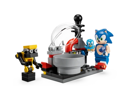 Klocki Lego Sonic the Hedgehog 76993 Sonic kontra dr Eggman i robot Death Egg, 615 elementów, oryginalne klocki dla fanów gry i filmu, wiek dziecka 8+