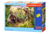 Castorland, Dinozaury, Puzzle 180 z dinozaurami, dla dzieci wieku 7+