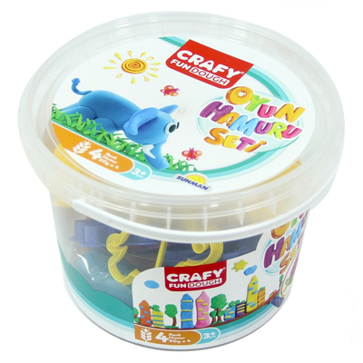 Sunman, Crafty Fun Dough, Zestaw Ciastolina i wyciskarka, 17 el.