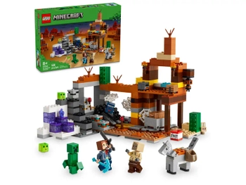 Klocki Lego Minecraft 21263 Kopalnia w Badlandach, 538 elementów, oryginalne klocki dla dzieci 8+