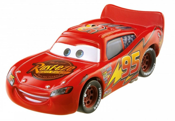 Mattel, Auta Cars, Metalowe autko Zygzak McQueen, klasyczny model, wykonany z metalu i plastiku