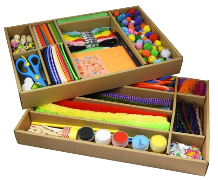 Buki France, Duży zestaw kreatywny i plastyczny Pudełko Aktywności, 20 wzorów, 800 el., dla dzieci w wieku 4+