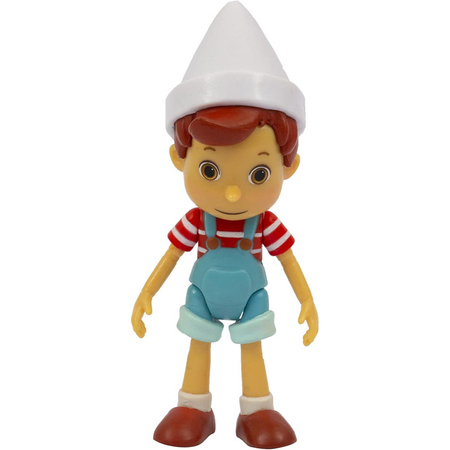 Pinokio i przyjaciele, figurki 2-pak, Pinokio i Tatko Geppetto, zestaw 2 figurek, można ruszać kończynami, od renomowanego producenta, oryginalne licencyjne zabawki, dla dzieci w wieku 3+