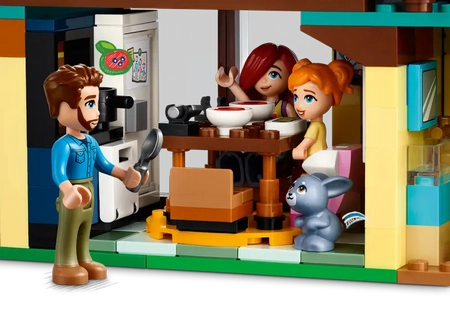 Klocki Lego Friends 42620 Dom rodzinny Olly’ego i Paisley, 1126 elementów, wysoka jakość, oryginalne, dla dziewczynki 7+
