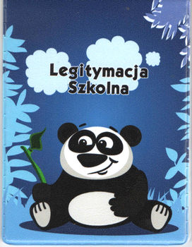 Okładka na legitymację szkolną - Panda