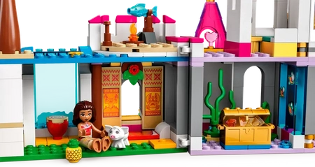 Klocki Lego Disney 43205  Zamek wspaniałych przygód, Księżniczki Disneya, 698 elementów, wysoka jakość, idealne dla dziewczynki 6+