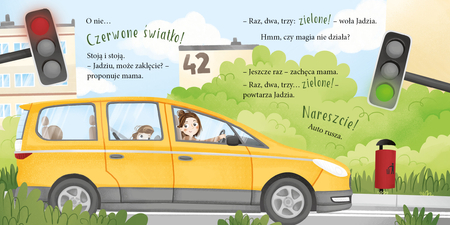 Jadzia Pętelka w podróży – książka o podróżach dla dzieci z popularnej serii, Barbara Supeł, książeczka dla dzieci 1+ 