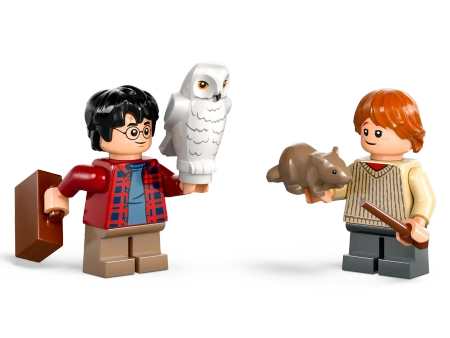 Klocki Lego Harry Potter 76424 Latający Ford Anglia, 165 elementów, znany samochód z filmów o Harym, figurki Harry i Ron Weasley, oryginalne klocki, pomysł na prezent, wiek dziecka 7+