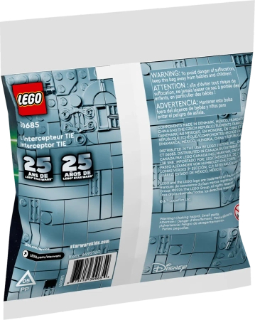 Klocki Lego Star Wars 30685 Mini model TIE Interceptor, 48 el. model myśliwca, wiek dziecka 6 lat+