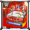 WWE Wrestling, Superstar Ring, sprężysta mata 29 x 29 cm, do zabawy z figurkami zapaśników WWE, dla dzieci w wieku 6+