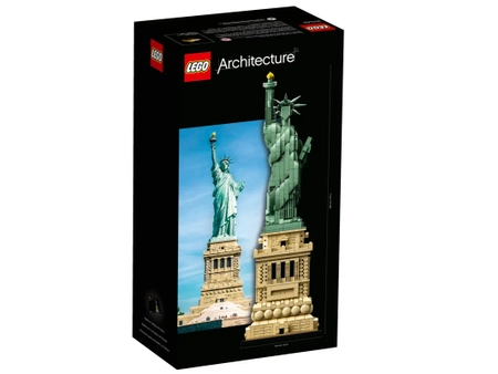 Klocki Lego Architecture 21042 Statua Wolności w Nowym Jorku, 1685 elementów, wysokość 44 cm, wiek 16 lat+