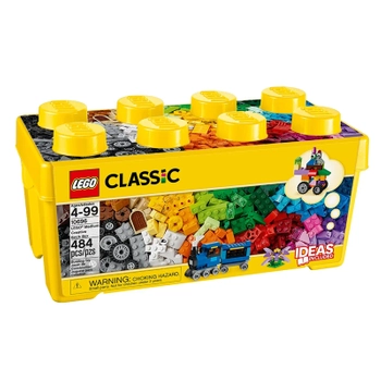 Klocki Lego Classic 10696 Kreatywne klocki, średnie pudełko, 484 elementy, oryginalne, szybka wysyłka, dla dzieci w wieku 4 lata+