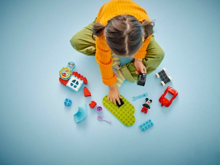 Klocki Lego Duplo 10454 Klub przyjaciół Myszki Miki i samochód, 27 el., dla najmłodszych dzieci w wieku 2 lata o więcej
