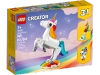 Klocki Lego Creator 31140 Magiczny Jednorożec, 145 elementów, zestaw kreatywny 3 w 1, możliwość zbudowania jednorożca lub konika morskiego lub pawia, oryginalne klocki Lego, super jakość, wiek dziecka 7 lat+