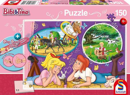 Bibi Blocksberg, Bibi i Tina, Puzzle z bajki, 150 el. wiek dziecka 7+