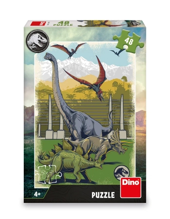 Dino Toys, Jurassic World, Puzzle Dinozaury, 48 el.