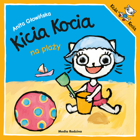 Książeczka Kicia Kocia na plaży