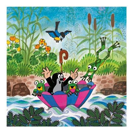 Puzzle 3-w-1 Krecik i parasol, Dino, 3 x 55 el.