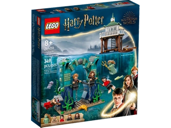 Klocki Lego Harry Potter 76420 Turniej Trójmagiczny: Jezioro Hogwartu, 349 elementów, jedna ze znanych scen z filmu, 5 mini figurek i 2 figurki, klocki dla chłopców i dziewczynek, wiek dziecka 8+