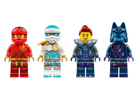 Klocki Lego Ninjago 71808 Mech żywiołu ognia Kaia, 322 elementy, 4 mini figurki figurki, prezent dla fanów, wiek dziecka 7+