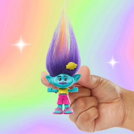 DreamWorks Trolle 3. Figurka Mruk z akcesoriami, 9 el., seria Hair Pops, wiek dziecka 3+