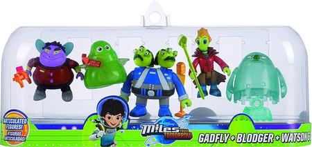 Miles z przyszłości - zestaw 5 figurek - Gadfly Garnet - Blodger - Watson & Crick - Rygan - Goon