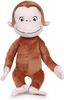 Ciekawski George, pluszowa maskotka małpka George, 25 cm, zapakowana w tekturowe opakowanie, miły plusz, wydaje dźwięki, dla dzieci w wieku 0+