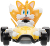 Sonic The Hedgehog, 3 pojazdy z gry i filmu Sonic, Tails i Knuckles, oryginalne samochodziki, na licencji, skala 1:64, wykonane z metalu, idealne na prezent dla fanów