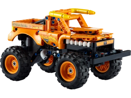 Klocki Lego Technic 42135 Monster Jam El Toro Loco, 247 el., samochód monster truck 2 w 1, napęd typu pull-back, można przebudować na terenową wyścigówkę, wiek dziecka 7 lat+