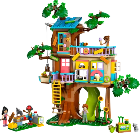 Klocki Lego 42652 Spotkanie w domku na Drzewie Przyjaźni, 701 elementów, oryginalne klocki, doskonały prezent dla prawdziwego fana Lego Friends 8+