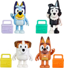 Bluey, Szkolni Przyjaciele, zestaw Kumple, 4 figurki: Jack, Bluey, Pretzel i MacKenzie, akcesoria, wiek dziecka 3+
