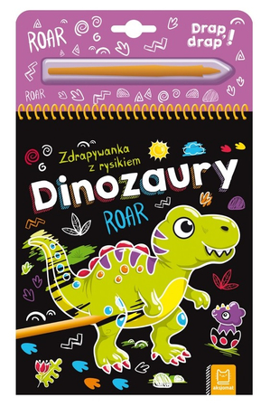 Zdrapywanka z rysikiem - Dinozaury